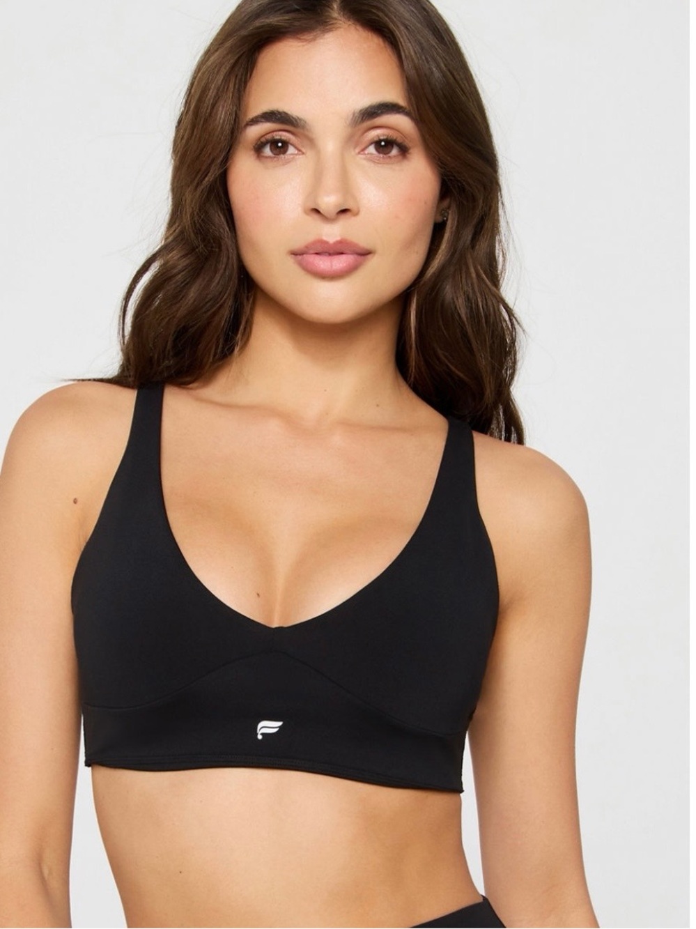 Fabletics XS low impact bra black